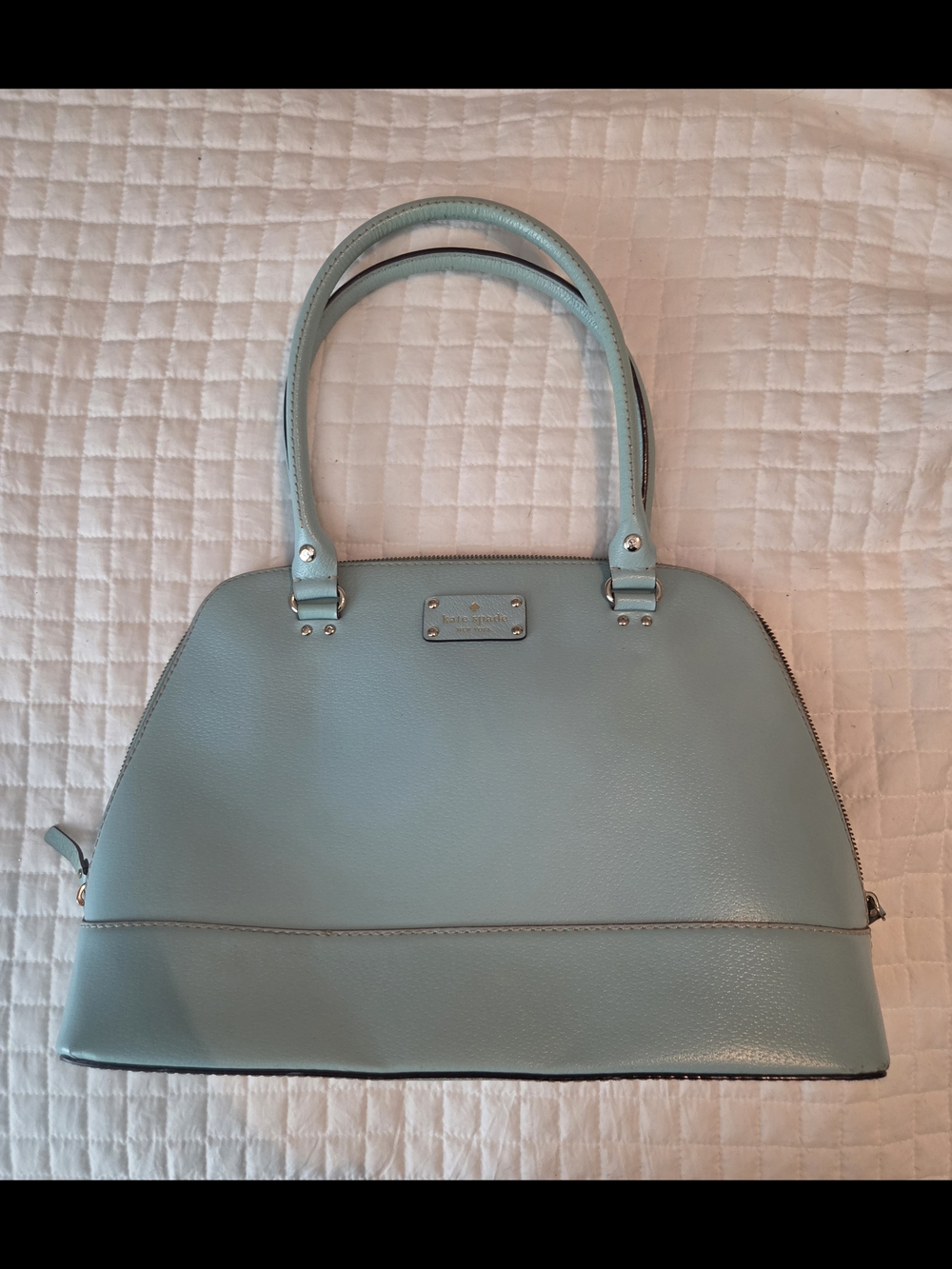 kate spade Pale Teal Dome Satchel